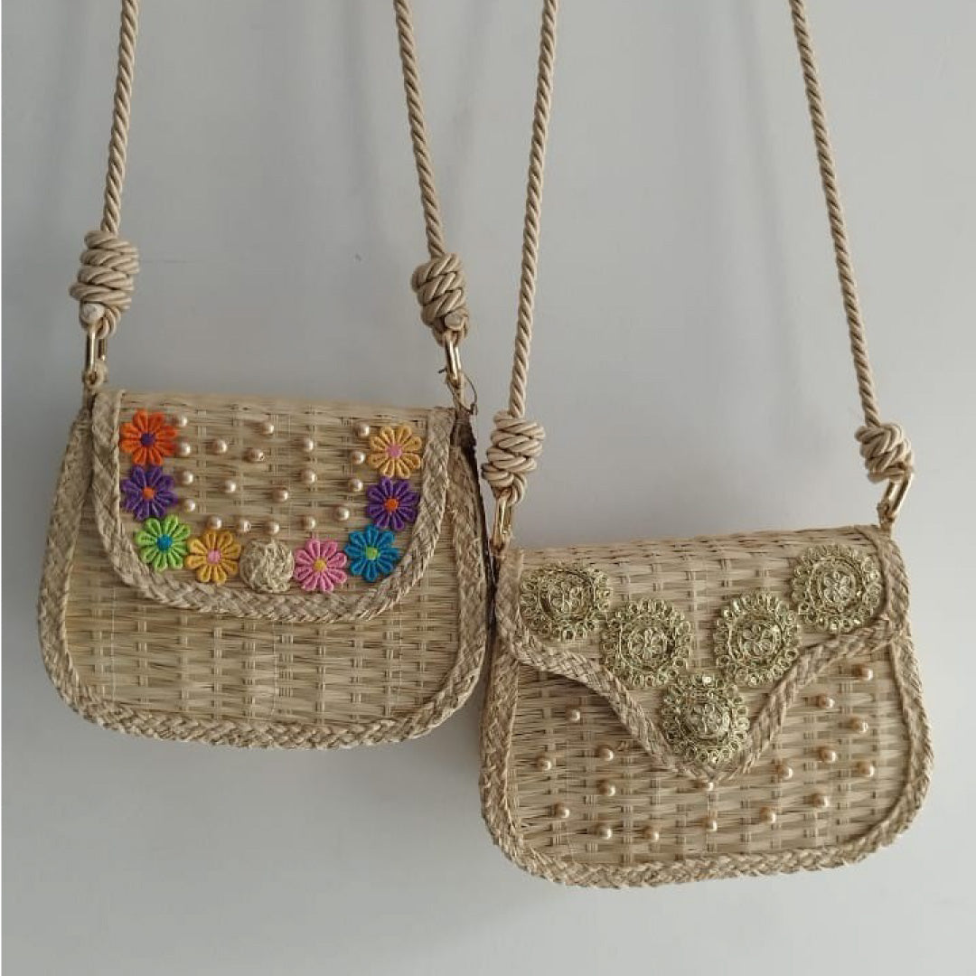 Bolso carriel decorado